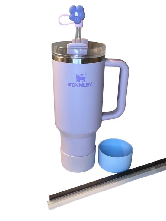 Stanley Other - Stanley Lavender Travel Mug Leak Proof Accessory Flower Straw Charm Extra Straws